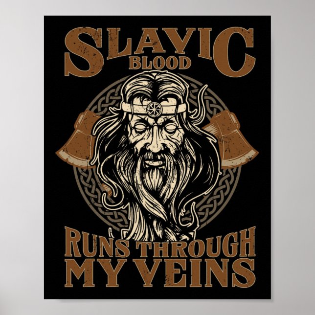 Poster Slavic Celestial Being Craftsmanship Pagan Slavs P (Frente)