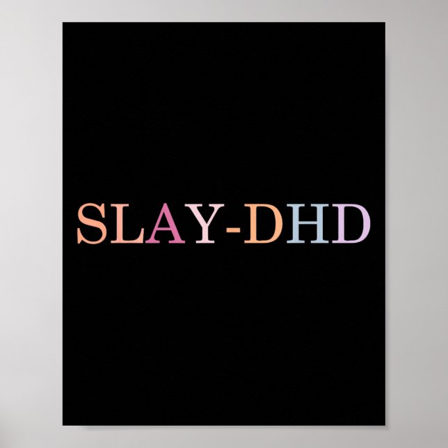 Poster Slay-dhd Funny Design  (Frente)