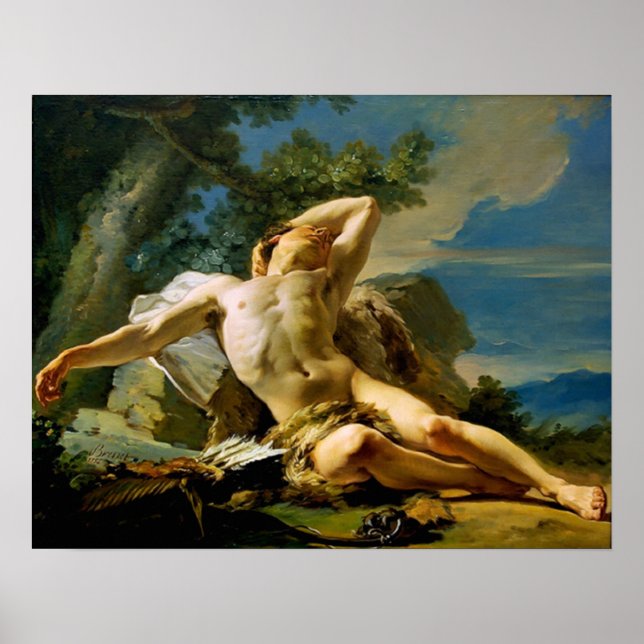 Pôster Sleeping Endymion (Frente)