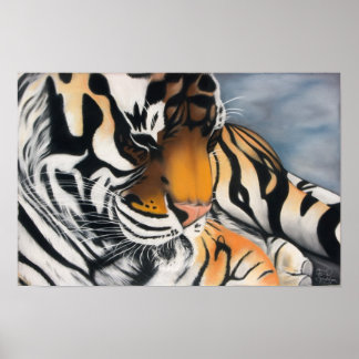 Poster Sleeping Tiger
