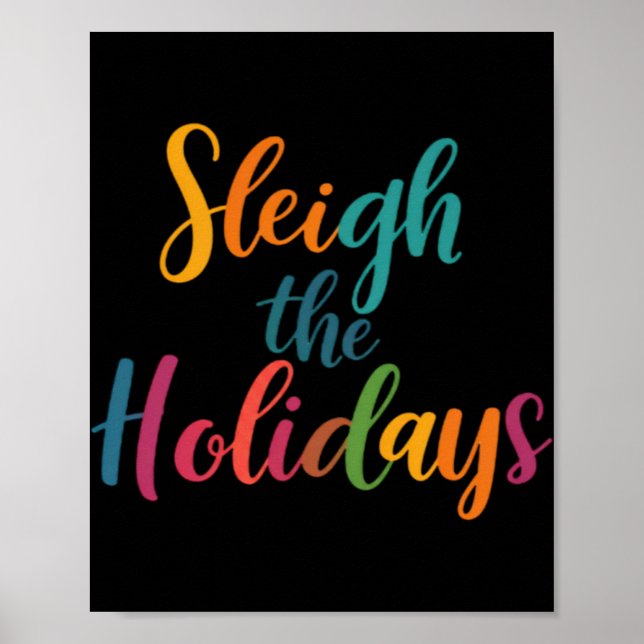 Poster Sleigh The Holidays  (Frente)