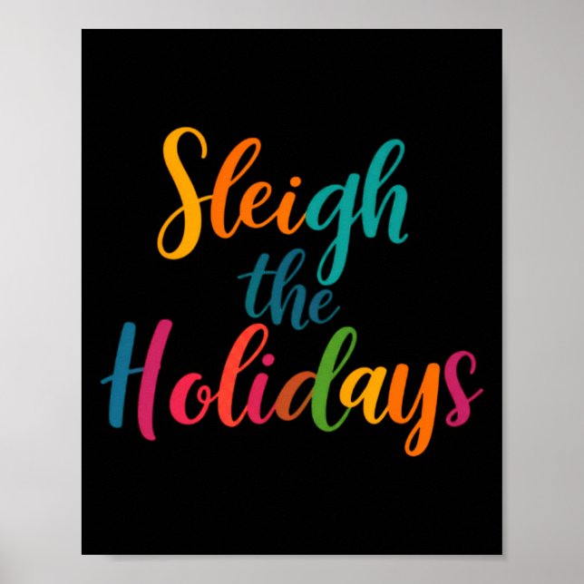 Poster Sleigh The Holidays Toddler  (Frente)