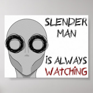 Pôster Slenderman- Observando