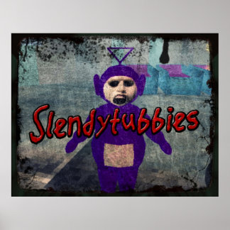 Poster Slendytubbies - Design 1