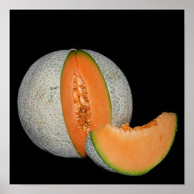 Poster Sliced Cantaloupe Melon (Frente)
