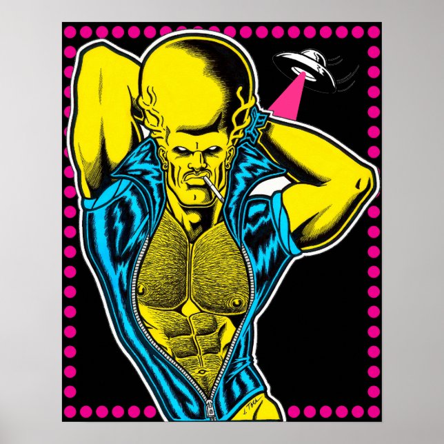 Poster "Slick Nick"/Cartaz da Marquee (Frente)