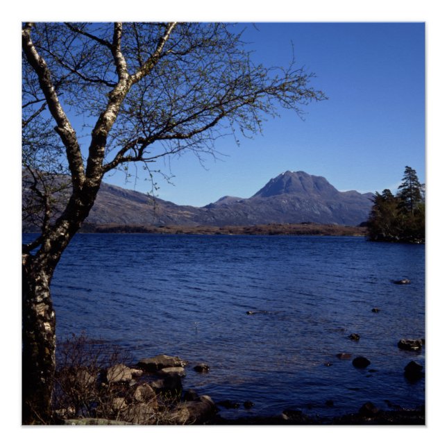 Pôster Slioch Loch Maree Wester Ross Escócia (Frente)