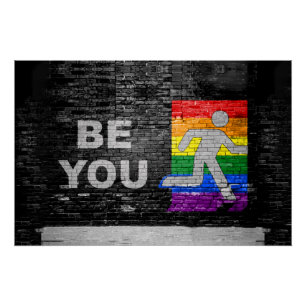 Pôster SlipperyJoe é você orgulho gay dá LGBT
