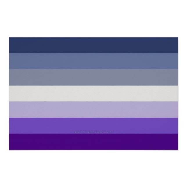 Pôster SlipperyJoe's Butch Lesbian Pride Flag gay (Frente)