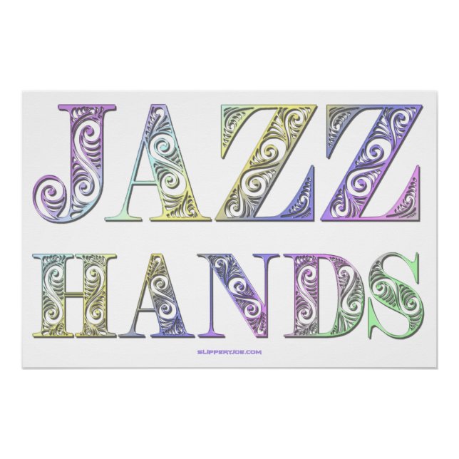 Pôster SlipperyJoe's musical da Broadway Jazz Hands queer (Frente)
