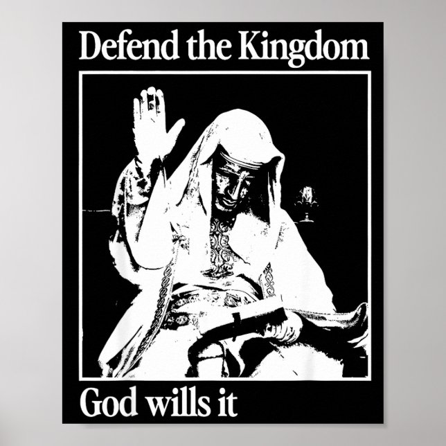 Poster Sliver Mask King Baldwin Iv Meme The Leper King Wa (Frente)