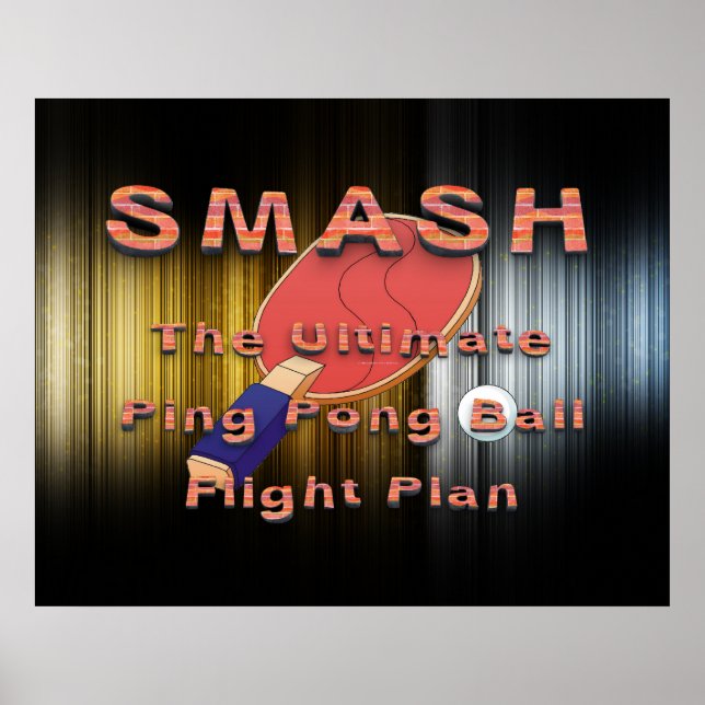 Poster Slogan do Ping Pong TOP (Frente)