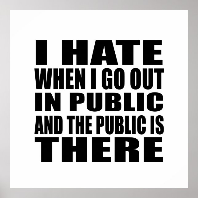 Poster slogan sarcástico engraçado (Frente)