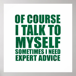 Poster Slogan sarcástico engraçado sarcasmo de humor