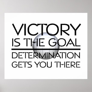 Pôster Slogan SUPERIOR da vitória do voleibol