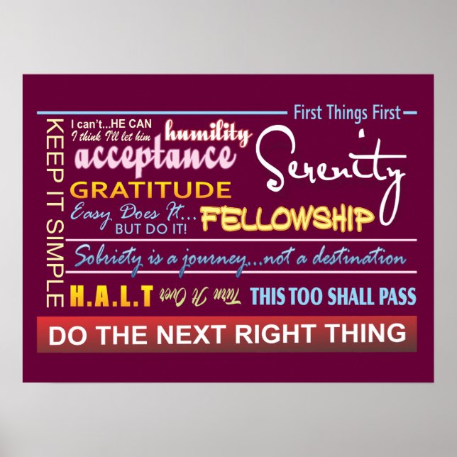 Poster slogans de recuperação 17 (Frente)