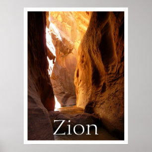 Pôster Slot Canyon, Zion National Park, Utah
