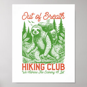 Poster Sloth de refrigerador serial travando da ramificaç