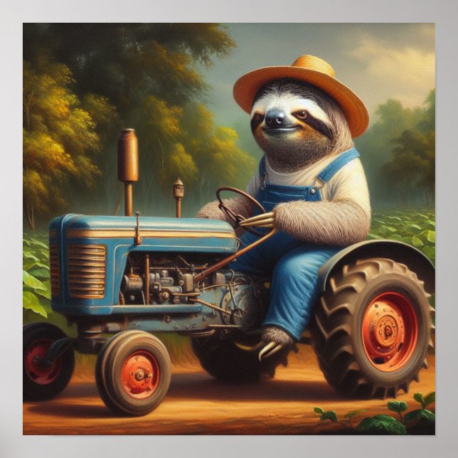 Poster Sloth Farmer (Frente)