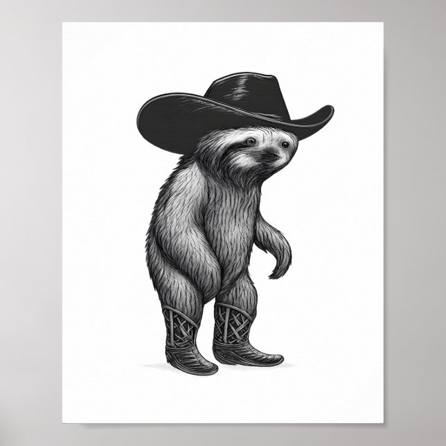Poster Sloth Howdy Sloth (Frente)