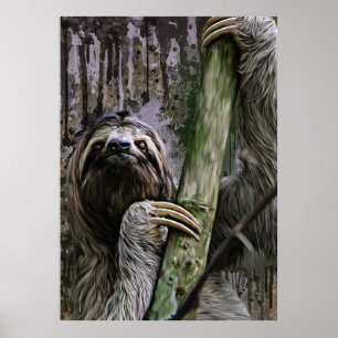 Poster Sloth Paintings