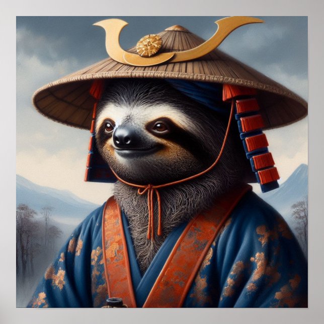 Poster Sloth Samurai (Frente)