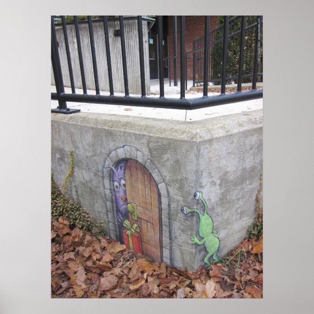 Pôster sluggo de doação de troll (Frente)