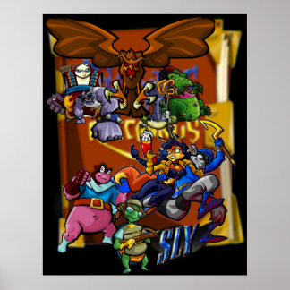 Poster Sly Cooper e Thievius Raccoonus