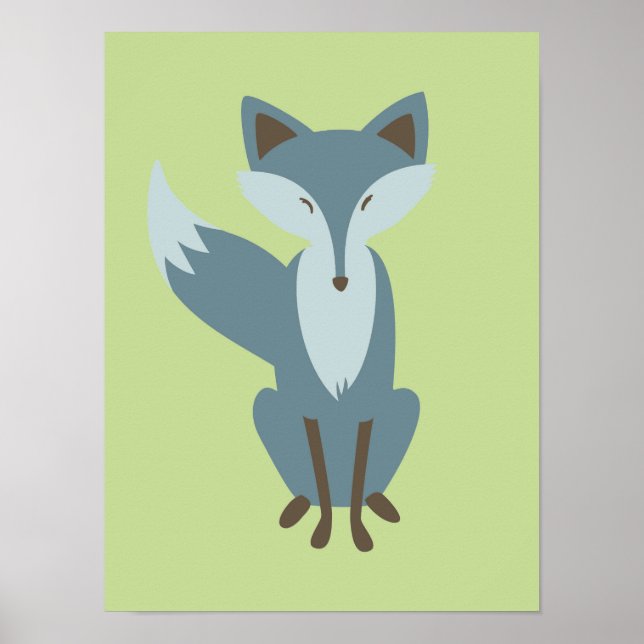 Pôster Sly Fox Nursery Art (Frente)