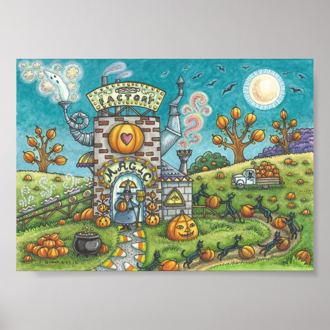 Poster Sm DA FÁBRICA DE SUÍNOS DE GATOS NEGROS (Frente)