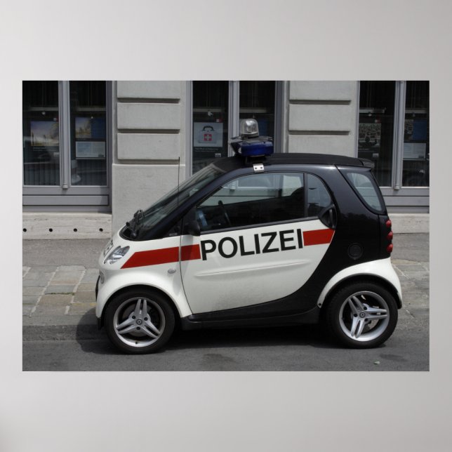 Pôster Smart Polizei Auto (Frente)