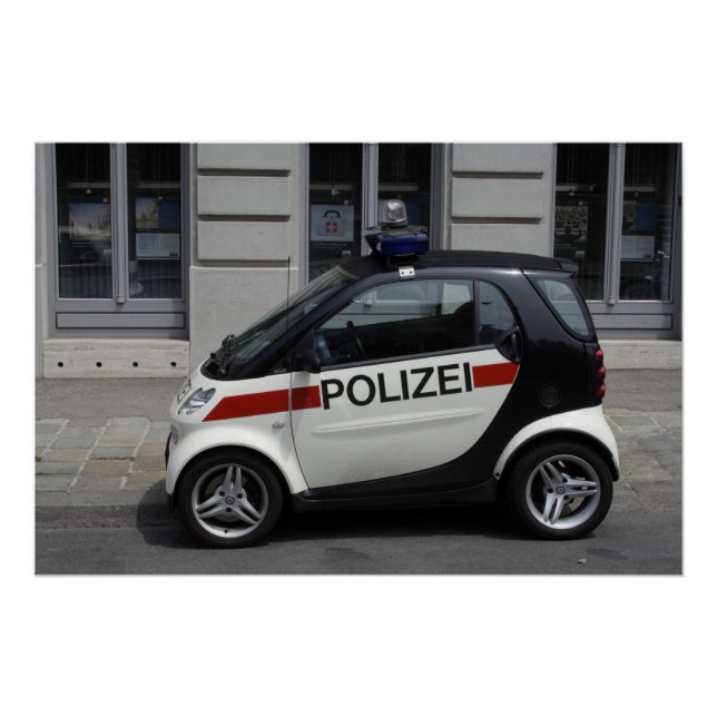 Pôster Smart Polizei Auto (Frente)