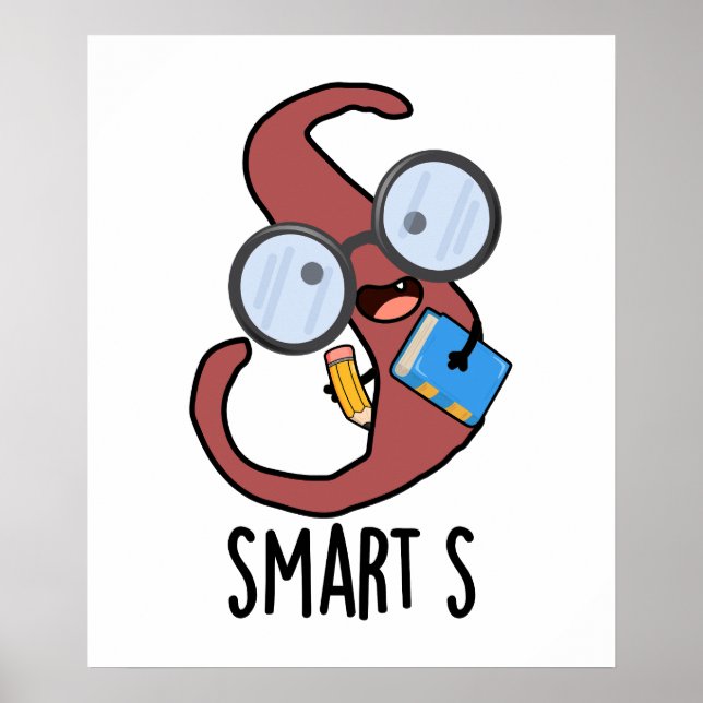 Poster Smart S Funny Alphabet Pun (Frente)