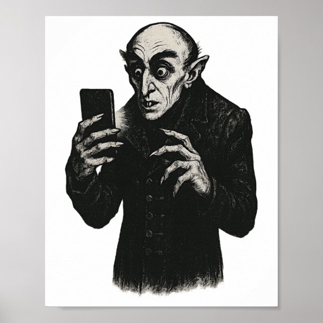 Poster Smartphone Nosferatu Selfie Count Orlok Ha (Frente)