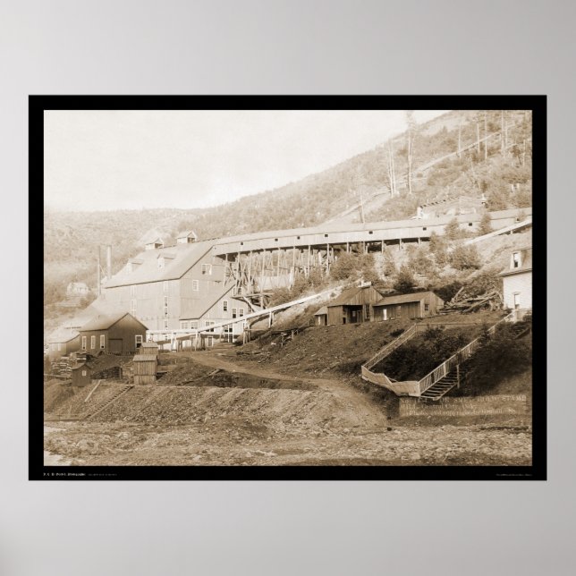 Poster Smet Dourado Stamp Mill Central City SD 1888 (Frente)