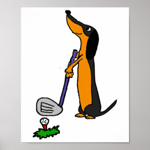 Poster Smiletodaytees Camiseta engraçada de cachorro dach