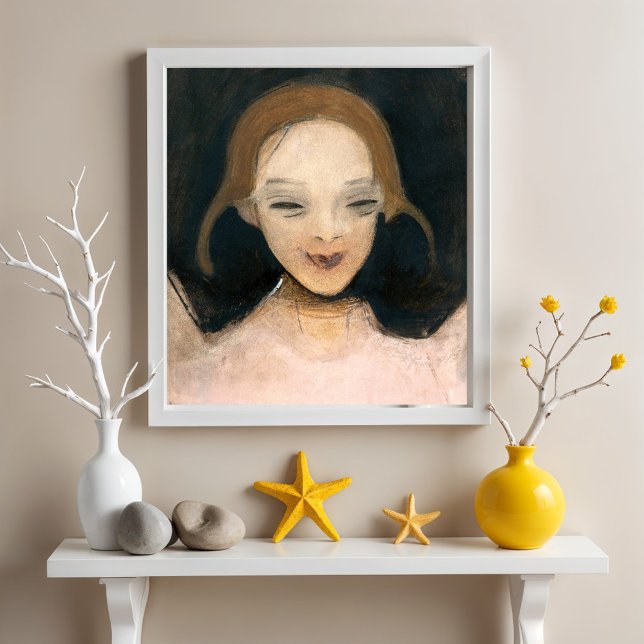 Poster Smiling Girl, Helene Schjerfbeck  (Criador carregado)