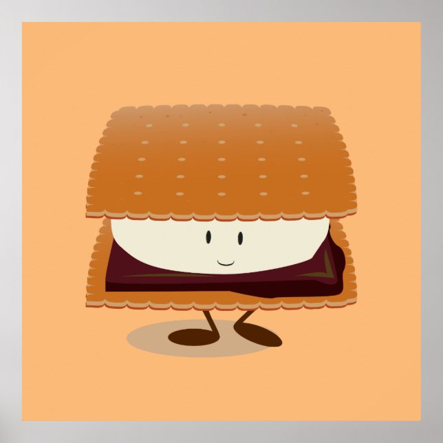 Pôster Smiling S'more (Frente)