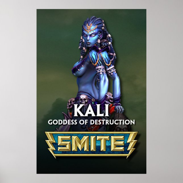 Poster SMITE: Kali, Deusa da Destruição (Frente)