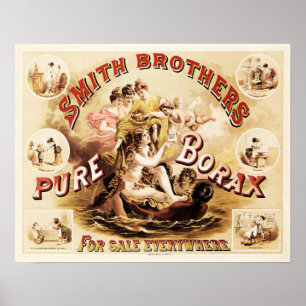 Poster Smith Brothers PURE BORAX Descongelação