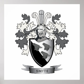 Pôster Smith Family Crest Casaco de Armas