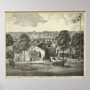 Poster Smock & Buchanon, traficantes de madeira, Asbury P