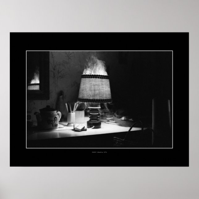 Poster SMOKE (fundo preto) (Frente)