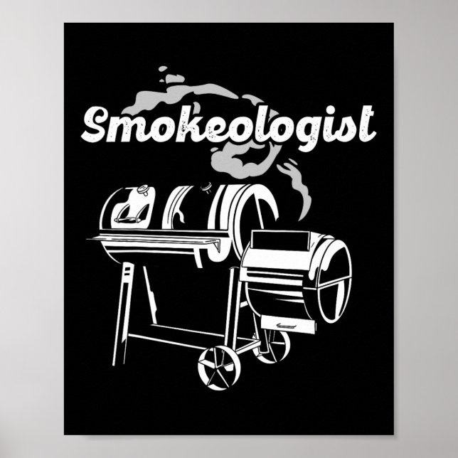 Poster Smokeologista - Churrasco Pitmaster Smoker Grielin (Frente)