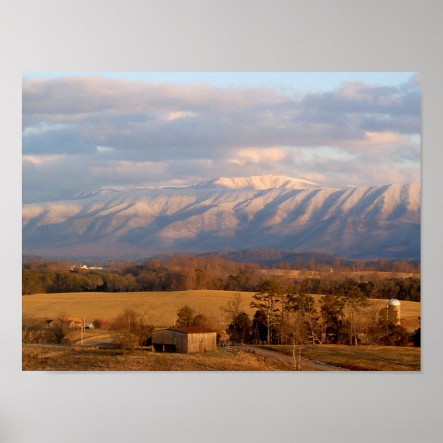 Pôster Smokey Mounains, Tennessee (Frente)