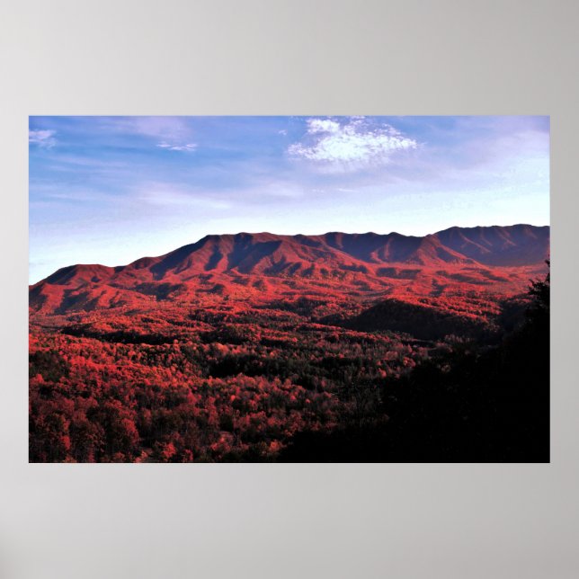 Poster Smokey Mountain Autumn (Frente)
