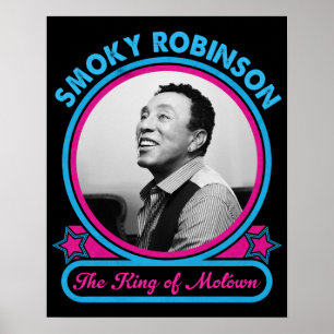 Poster Smokey Robinson O Rei De Motown