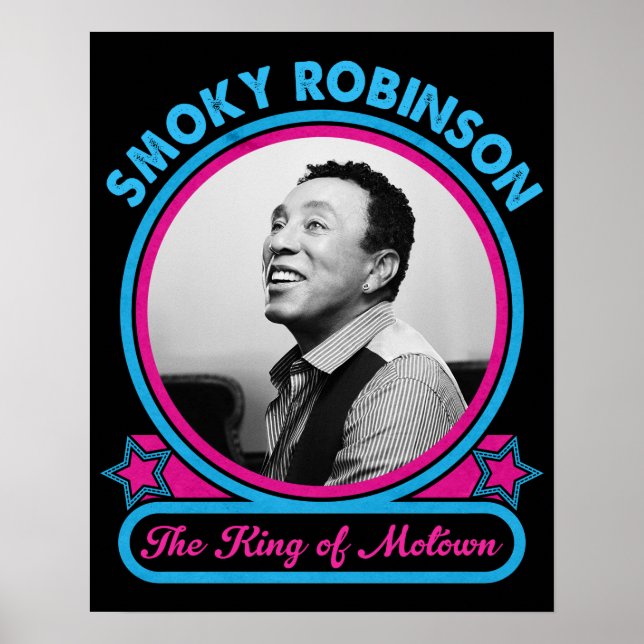 Poster Smokey Robinson O Rei De Motown (Frente)