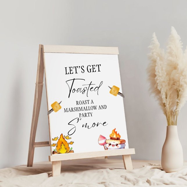 Poster S'more Menu Sign Smore Bar S'mores Station Out (Criador carregado)