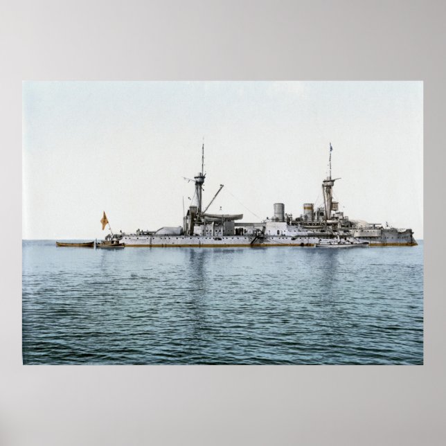 Pôster SMS Kurfürst Friedrich Wilhelm (Frente)